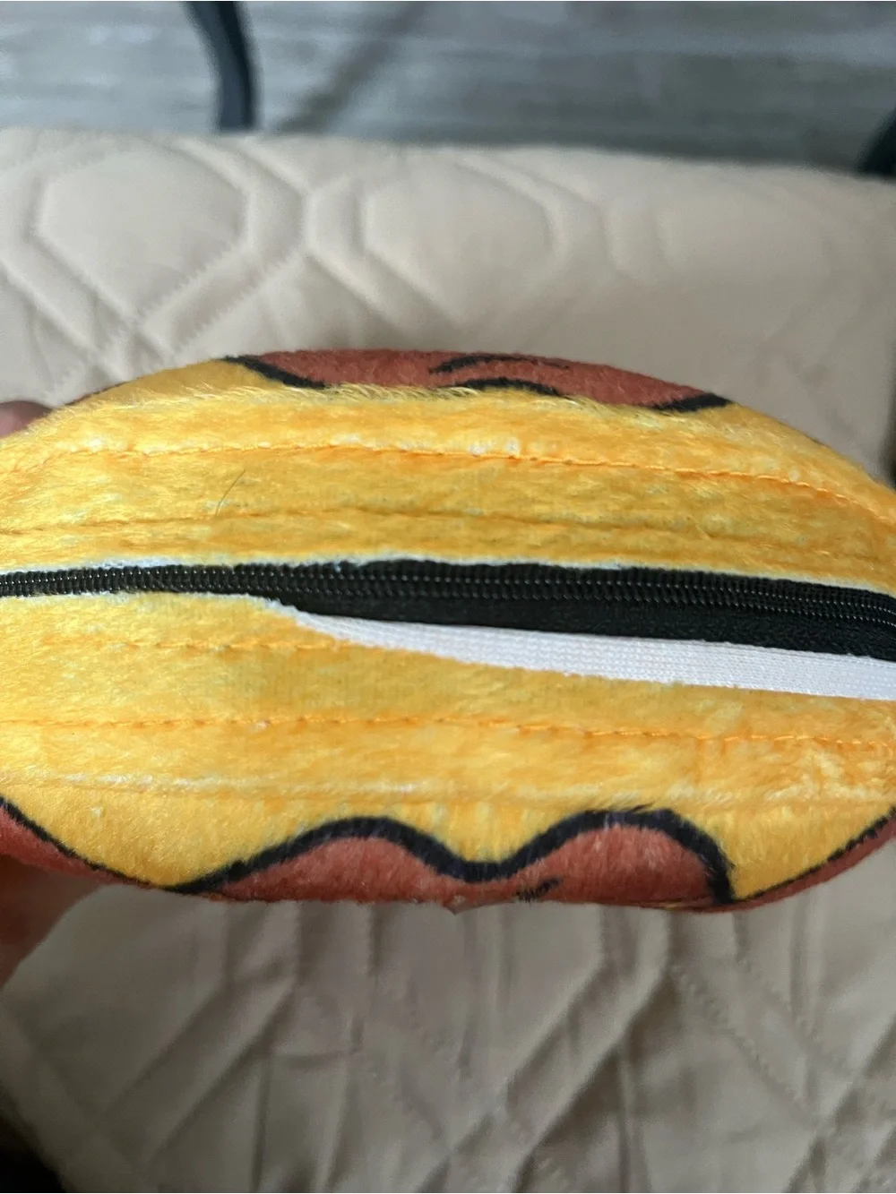 Kids Plush Cowboy Hat Neck Pillow - Yellow & Red